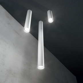 Ideal lux - Modello: Look - Faretto da soffitto in alluminio con diffusore cilindrico medio - Attacco Lampadina: GU10 - 1 Lampadina - Watt 8W - Dimmerabile: NO - Grado di Protezione: IP20 - SKU: 23335M 