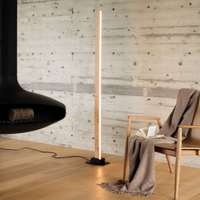 Ideal lux - Modello: Craft - Piantana a led con base in metallo corpo in legno e diffusore in policarbonato - Attacco Lampadina: Led Integrato - 1 Lampadina - Watt 26W - Lumen 2150 - Dimmerabile: SI - Gradi Kelvin 3000k Luce Calda - Grado di Protezione: IP20 - Classe Energetica: F - SKU: 284484 - Codice EAN: 8021696336220 