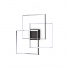 Ideal lux - Modello: Frame - Plafoniera a led con struttura quadrata in metallo e diffusore in acrilico - Attacco Lampadina: Led Integrato - 1 Lampadina - Watt 33W - Lumen 4200 - Dimmerabile: NO - Gradi Kelvin 3000k Luce Calda - Grado di Protezione: IP20 - Classe Energetica: F - SKU: 23070 