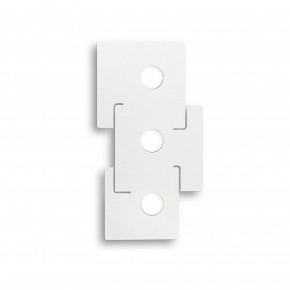 Ideal lux - Modello: Totem - Plafoniera a led lineare in metallo con 3 diffusori in plicorbonato - Colore: Bianco - Attacco Lampadina: GX53 - 3 Lampadine - Watt 15W - Dimmerabile: NO - Grado di Protezione: IP20 - SKU: 215761 - Codice EAN: 8021696190013 