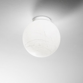 Ideal lux - Modello: Carta - Plafoniera con base in metallo e diffusore a boccia in policarbonato - Colore: Bianco - Attacco Lampadina: E27 - 1 Lampadina - Watt 25W - Dimmerabile: NO - Grado di Protezione: IP20 - SKU: 317113 - Codice EAN: 8021696199412 