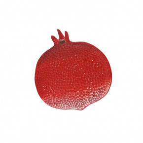 Kaemingk - Modello: Melograno - Piatto in dolomite a forma di melograno - Colore: Rosso - SKU: 646721/ROSSO