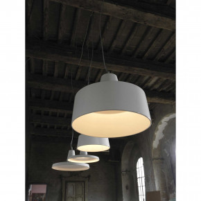 Karman - Modello: Gangster - - Design By: Matteo Ugolini Sospensione Alta Piccola - Colore: Bianco - Attacco Lampadina: E27 - 1 Lampadina - Watt 60W - Dimmerabile: NO - Classe Energetica: A++ - SKU: SE644BB 