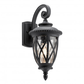 Kichler - Modello: Admirals Cove - Applique media da esterno a parete rustica in resina e diffuosre in vetro - Colore: Nero - Attacco Lampadina: E27 - 1 Lampadina - Watt 60W - Dimmerabile: NO - Grado di Protezione: IP44 - Classe Energetica: A - SKU: KL-ADMIRALS-COVE-M - Codice EAN: 5024005676218