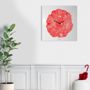 Design Object - Orologio da parete in metallo di design italiano per soggiorno "LIFE" - SKU: IT610 