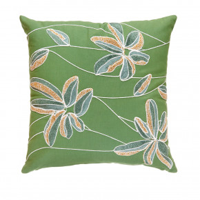 L'Oca Nera - Modello: Ethno Chic - Cuscino quadrato in cotone stampato con motivi etnici 45x45 - Colore: Verde - SKU: 1C210