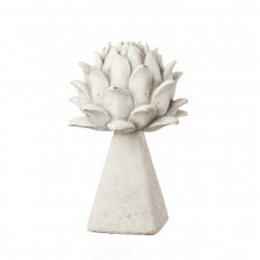 L'Oca Nera - Modello: Modern Country - Scultura decorativa in resina carciofo - Colore: Bianco - SKU: 1L115 