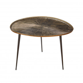 L'Oca Nera - Modello: Contemporaneo - Tavolino grande da salotto con struttura in alluminio - Colore: Marrone - SKU: 1J179 - Codice EAN: 8024118153511 