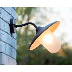 Lucide - Modello: Aruba - Applique da esterno con struttura in metallo e diffusore in vetro satinato - Colore: Ruggine - Attacco Lampadina: E27 - 1 Lampadina - Watt 60W - Dimmerabile: SI - Grado di Protezione: 44 - SKU: 11870/01/97 - Codice EAN: 5411212113474