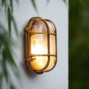 Lucide - Modello: Dudley - Applique da parete da esterno struttura in alluminio ovale diffusore in vetro - Attacco Lampadina: E27 - 1 Lampadina - Watt 40W - Dimmerabile: SI - Grado di Protezione: 44 - SKU: 11891/20/ 