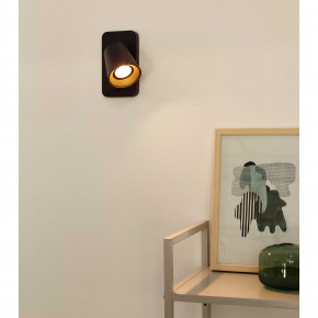 Lucide - Modello: Turnon - Applique in alluminio a LED dimmerabile e orientabile dal design moderno - Colore: Nero - Attacco Lampadina: GU10 - 1 Lampadina - Watt 5W - Lumen 320 - Dimmerabile: SI - Gradi Kelvin 3000k Luce Calda - Grado di Protezione: IP20 - Classe Energetica: G - SKU: 09928/05/30 - Codice EAN: 5411212092502 