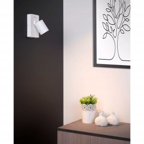 Lucide - Modello: Nigel - Applique in alluminio LED integrato orientabile e dimmerabile dal design moderno - Attacco Lampadina: GU10 - 1 Lampadina - Watt 5W - Lumen 320 - Dimmerabile: SI - Gradi Kelvin 3000k Luce Calda - Grado di Protezione: IP20 - Classe Energetica: G - SKU: 09929/06/ 