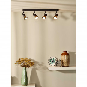 Lucide - Modello: Jaster-LED - Faretto a LED struttura in metallo lineare con 4 diffusori orientabili - Attacco Lampadina: GU10 - 4 Lampadine - Watt 5W - Lumen 350 x4 - Dimmerabile: NO - Gradi Kelvin 3000k Luce Calda - Grado di Protezione: 20 - Classe Energetica: G - SKU: 11903/20/ 