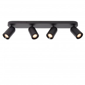 Lucide - Modello: Punch - Faretto a soffitto in metallo quattro diffusori orientabili dal design moderno - Attacco Lampadina: GU10 - 4 Lampadine - Watt 35W - Dimmerabile: SI - Grado di Protezione: IP20 - SKU: 13958/04/ 