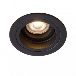 Lucide - Modello: Embed - Faretto da incasso in alluminio moderna rotonda e con diffusore orientabile - Colore: Nero - Attacco Lampadina: GU10 - 1 Lampadina - Watt 50W - Dimmerabile: SI - Grado di Protezione: 20 - SKU: 22958/01/30 - Codice EAN: 5411212221186