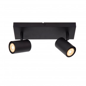 Lucide - Modello: Amigo - Faretto da soffitto con struttura in metallo e doppio diffusore orientabile - Colore: Nero - Attacco Lampadina: GU10 - 2 Lampadine - Watt 40W - Dimmerabile: SI - Grado di Protezione: IP20 - SKU: 53910/02/30 - Codice EAN: 5411212531018 