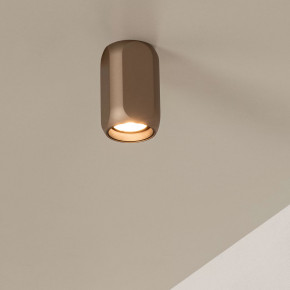 Lucide - Modello: Braga - Faretto da soffitto in allumino dal design moderno - Colore: Caffelatte - Attacco Lampadina: GU10 - 1 Lampadina - Watt 5W - Dimmerabile: SI - Grado di Protezione: IP20 - SKU: 23173/01/96 - Codice EAN: 5411212234377 