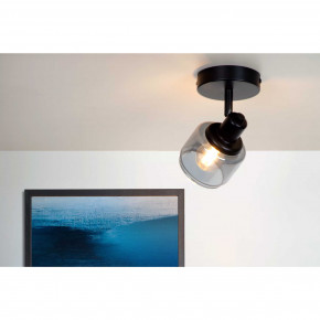 Lucide - Modello: Bjorn - Faretto dal design moderno in metallo e diffusore orientabile in vetro - Attacco Lampadina: E14 - 1 Lampadina - Watt 40W - Dimmerabile: SI - Grado di Protezione: 20 - SKU: 77979/01/ 