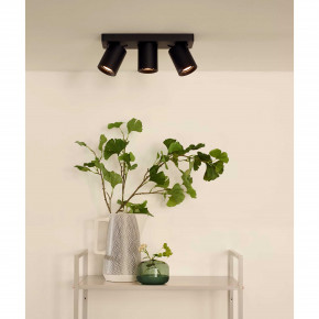 Lucide - Modello: Nigel - Faretto in alluminio con triplo LED orientabile e dimmerabile dal design moderno - Attacco Lampadina: GU10 - 3 Lampadine - Watt 5W - Lumen 320 x3 - Dimmerabile: SI - Gradi Kelvin 3000k Luce Calda - Grado di Protezione: IP20 - Classe Energetica: G - SKU: 09929/15/ 