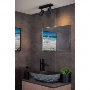 Lucide - Modello: Lennert - Faretto in metallo moderno a led dimmerabile con doppio diffusore orientabile - Colore: Nero - Attacco Lampadina: GU10 - 2 Lampadine - Watt 5W - Lumen 320 x2 - Dimmerabile: SI - Gradi Kelvin 3000k Luce Calda - Grado di Protezione: 44 - Classe Energetica: G - SKU: 26958/10/30 - Codice EAN: 5411212262684 