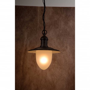 Lucide - Modello: Aruba - Lampada a sospensione da esterno struttura in metallo e diffusore in vetro - Attacco Lampadina: E27 - 1 Lampadina - Watt 60W - Dimmerabile: SI - Grado di Protezione: 44 - SKU: 11872/01/ 