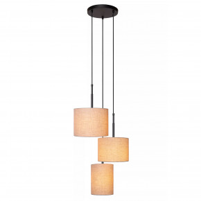 Lucide - Modello: Maya - Lampada a sospensione in metallo dal design moderno con 3 diffusori in tessuto - Attacco Lampadina: E27 - 3 Lampadine - Watt 40W - Dimmerabile: SI - Grado di Protezione: IP20 - SKU: 45409/13/ 