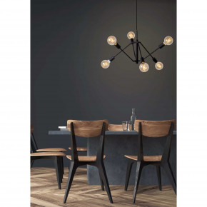 Lucide - Modello: Lester - Lampadario in metallo dal design moderno con 6 luci orientabili - Colore: Nero - Attacco Lampadina: E27 - 6 Lampadine - Watt 40W - Dimmerabile: SI - Grado di Protezione: 20 - SKU: 21424/06/30 - Codice EAN: 5411212211330 