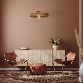 Lucide - Modello: Yunkai - Lampada a sospensione piccola con struttura in metallo e diffusore in carta - Attacco Lampadina: E27 - 1 Lampadina - Watt 60W - Dimmerabile: SI - Grado di Protezione: IP20 - SKU: 10413/50/72 - Codice EAN: 5411212105691