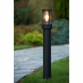 Lucide - Modello: Lori - Lampione da giardino con struttura moderna in alluminio e diffusore in vetro - Colore: Antracite - Attacco Lampadina: E27 - 1 Lampadina - Watt 15W - Dimmerabile: NO - Grado di Protezione: 44 - SKU: 14893/80/30 - Codice EAN: 5411212144317 