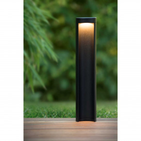 Lucide - Modello: Combo - Lampione da giardino medio a LED con struttura moderna rotonda in alluminio - Colore: Nero - Attacco Lampadina: Led Integrato - 1 Lampadina - Watt 9W - Lumen 200 - Dimmerabile: NO - Gradi Kelvin 3000k Luce Calda - Grado di Protezione: 54 - Classe Energetica: G - SKU: 27874/45/30 - Codice EAN: 5411212271297 
