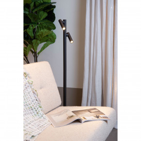 Lucide - Modello: Antrim - Lampada da lettura da terra ricaricabile in metallo 2 diffusori LED dimmerabili - Attacco Lampadina: Led Integrato - 2 Lampadine - Watt 2W - Lumen 256 - Dimmerabile: SI - Gradi Kelvin 2700k Luce Calda - Grado di Protezione: IP54 - SKU: 27703/04/ 