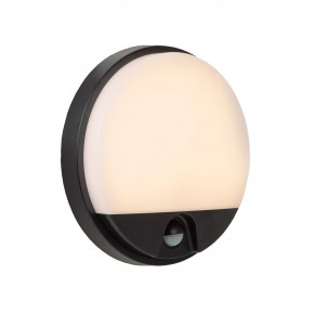Lucide - Modello: Hups - Lampada da parete per esterno con sensore di movimento - Attacco Lampadina: Led Integrato - 1 Lampadina - Watt 10W - Lumen 1000 - Dimmerabile: NO - Gradi Kelvin 3000k Luce Calda - Grado di Protezione: IP54 - Classe Energetica: F - SKU: 22863/10/