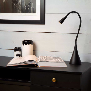 Lucide - Modello: Zozy - Lampada da tavolo a LED dimmerabile con diffusore orientabile dal design moderno - Colore: Nero - Attacco Lampadina: Led Integrato - 1 Lampadina - Watt 4W - Lumen 250 - Dimmerabile: SI - Gradi Kelvin 3000k Luce Calda - Grado di Protezione: 20 - Classe Energetica: G - SKU: 18656/03/30 - Codice EAN: 5411212185822 