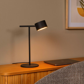 Lucide - Modello: Gian - Lampada da tavolo con diffusore a LED dimmerabile e orientabile - Attacco Lampadina: Led Integrato - 1 Lampadina - Watt 9W - Lumen 200 - Dimmerabile: SI - Gradi Kelvin 2200k Luce Calda - Grado di Protezione: IP20 - Classe Energetica: G - SKU: 44517/08/ 