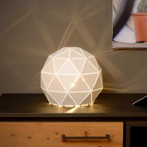 Lucide - Modello: Otona - Lampada da tavolo con diffusore rotondo in metallo dal design moderno - Attacco Lampadina: E27 - 1 Lampadina - Watt 25W - Dimmerabile: NO - Grado di Protezione: 20 - SKU: 21509/25/ 