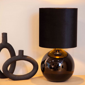 Lucide - Modello: Esterad - Lampada da tavolo in vetro dal design moderno con diffusore in tessuto - Attacco Lampadina: E14 - 1 Lampadina - Watt 60W - Dimmerabile: NO - Grado di Protezione: IP20 - SKU: 10519/81/