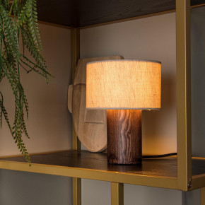 Lucide - Modello: Tachina - Lampada da tavolo moderna con base in legno e diffusore in tessuto - Colore: Legno - Attacco Lampadina: E14 - 1 Lampadina - Watt 60W - Dimmerabile: NO - Grado di Protezione: IP20 - SKU: 06525/81/70 - Codice EAN: 5411212061508 