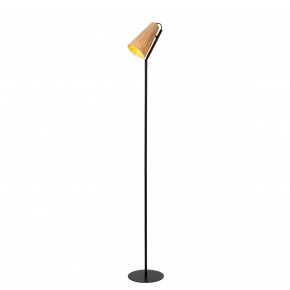 Lucide - Modello: Bensen - Lampada da terra in metallo con diffusore in tessuto - Colore: Nero - Attacco Lampadina: E14 - 1 Lampadina - Watt 60W - Dimmerabile: NO - Grado di Protezione: IP20 - SKU: 05753/81/73 - Codice EAN: 5411212051660 