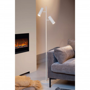 Lucide - Modello: Clubs - Lampada da terra moderna con struttura in alluminio e diffusori orientabili - Attacco Lampadina: GU10 - 2 Lampadine - Watt 40W - Dimmerabile: NO - Grado di Protezione: IP20 - SKU: 09739/02/