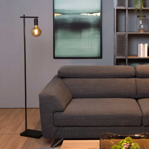 Lucide - Modello: Leanne - Piantana con base e struttura in metallo dal design moderno - Colore: Nero - Attacco Lampadina: E27 - 1 Lampadina - Watt 40W - Dimmerabile: NO - Grado di Protezione: 20 - SKU: 21721/01/30 - Codice EAN: 5411212211125 