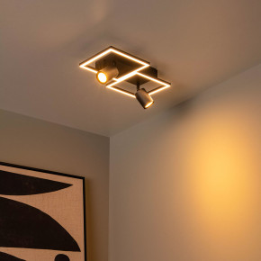 Lucide - Modello: Arianne - Plafoniera da soffitto a led con faretti - Colore: Nero - Attacco Lampadina: Led Integrato - 1 Lampadina - Watt 23W - Lumen 850 - Dimmerabile: NO - Gradi Kelvin 2700k Luce Calda - Grado di Protezione: IP20 - Classe Energetica: G - SKU: 53102/24/30 - Codice EAN: 5411212530882 