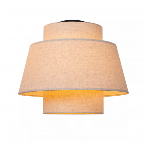 Lucide - Modello: Tribute - Plafoniera moderna con struttura in metallo e diffusore in tessuto - Colore: Crema - Attacco Lampadina: E27 - 1 Lampadina - Watt 40W - Dimmerabile: SI - Grado di Protezione: IP20 - SKU: 21135/01/38 - Codice EAN: 5411212211927 