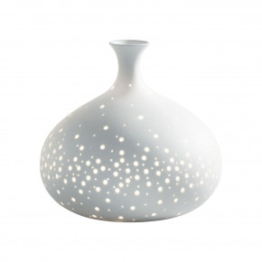 Mascagni - Lampada da tavolo bassa in porcellana dal design elegante - Colore: Bianco - Attacco Lampadina: E27 - 1 Lampadina - Watt 60W - Dimmerabile: NO - SKU: 20QO1722 - Codice EAN: 8003426090237 