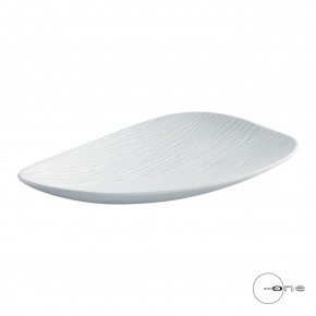 Mascagni - Modello: Iside - Piatto grande in ceramica dal design elegante - Colore: Bianco - SKU: 20QO1730 - Codice EAN: 8003426093627