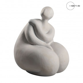 Mascagni - Scultura da tavolo in terracotta uomo "Unshaped" - Colore: Bianco - SKU: 20QO1861 - Codice EAN: 8003426056936 