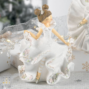 Mascagni - Scultura da tavolo moderna la ballerina flamenco - Colore: Bianco - SKU: 20QC2430 - Codice EAN: 8003426072905