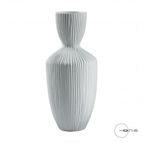 Mascagni - Modello: Iside - Vaso in ceramica moderno per arredamento interni - Colore: Bianco - SKU: 20QO1727 - Codice EAN: 8003426093573