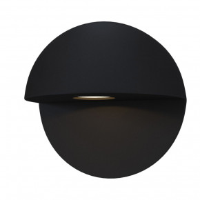 Maytoni - Modello: Mezzo - Applique da parete a LED per esterno dal design moderno con diffusore rotondo - Colore: Nero - Attacco Lampadina: Led Integrato - 1 Lampadina - Lumen 500 - Dimmerabile: NO - Gradi Kelvin 3000k Luce Calda - Grado di Protezione: 54 - Classe Energetica: G - SKU: O033WL-L7B3K - Codice EAN: 4251110067490 