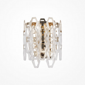 Maytoni - Modello: Tissage - Applique da parete design moderno ed elegante con struttura in metallo - Colore: Oro - Attacco Lampadina: E14 - 2 Lampadine - Watt 40W - Dimmerabile: NO - Grado di Protezione: IP 20 - SKU: MOD490WL-02G - Codice EAN: 4251110050874 