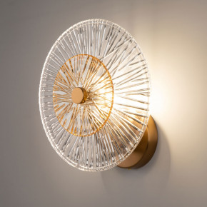 Maytoni - Modello: Aster - Applique da parete moderna con struttura dorata e diffusore in vetro - Colore: Oro - Attacco Lampadina: E14 - 1 Lampadina - Watt 40W - Dimmerabile: NO - Grado di Protezione: IP20 - SKU: MOD007WL-01G - Codice EAN: 4251110027890
